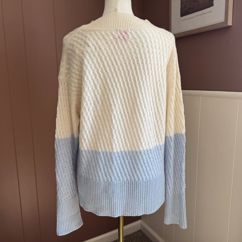 NWT Brodie Ombre 100% Cashmere Sweater (FLAW) - Picture 2 of 10